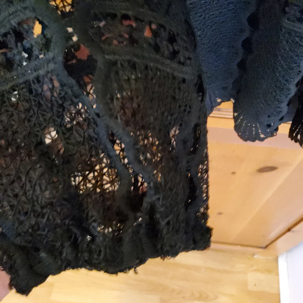 Mauve for Anthropologie Crocheted Sweater Size M EUC